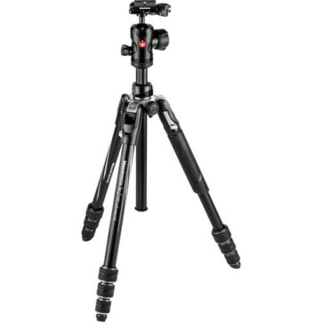 Manfrotto MKBFRTA4BK-BH Tripod Kit Befree Advanced Tws 40/151cm 8kg Payload Black Inc MH494-BH & bag Twist Locks