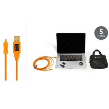 TETHER TOOLS STARTER TETHERING KIT USB 2 MINI-B 8-PIN 4.6M ORG