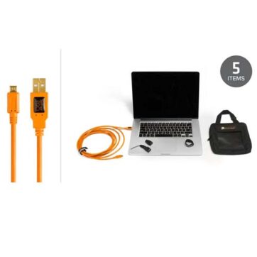 TETHER TOOLS STARTER TETHERING KIT USB 2 MICRO-B 5-PIN 4.6M ORG