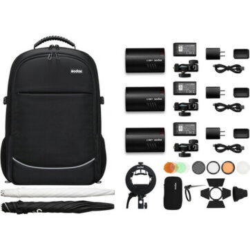 GODOX AD100Pro 3 LIGHT FLASH KIT INC BAG