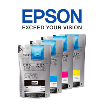 Epson 1L x HDk+C+M+Y DS Ink Starter Pack to Suit F6360