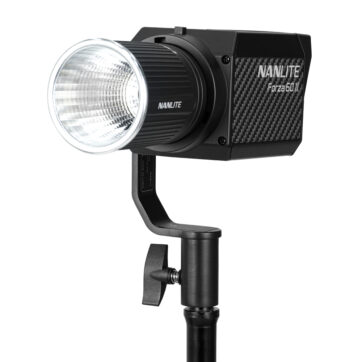 Nanlite Forza 60 II monolight 5600K LED light with Battery Handle and Bowens adaptor